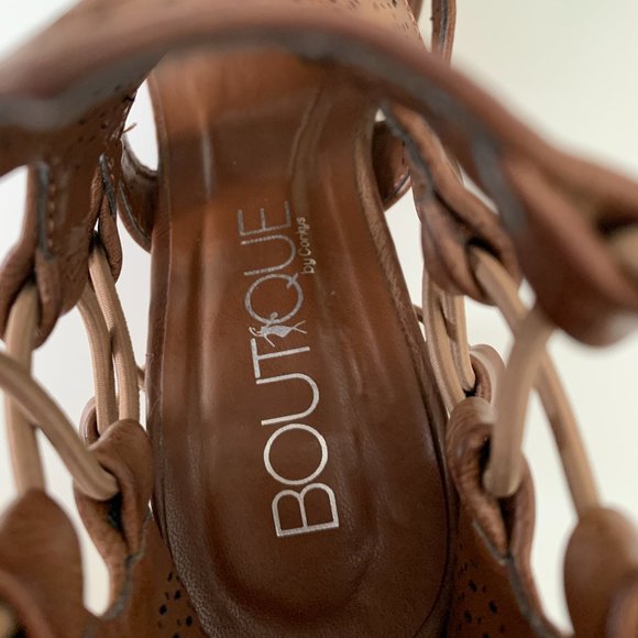 Boutique By Corkys Brown Heel Shoes, Size 7 - Picture 5 of 14